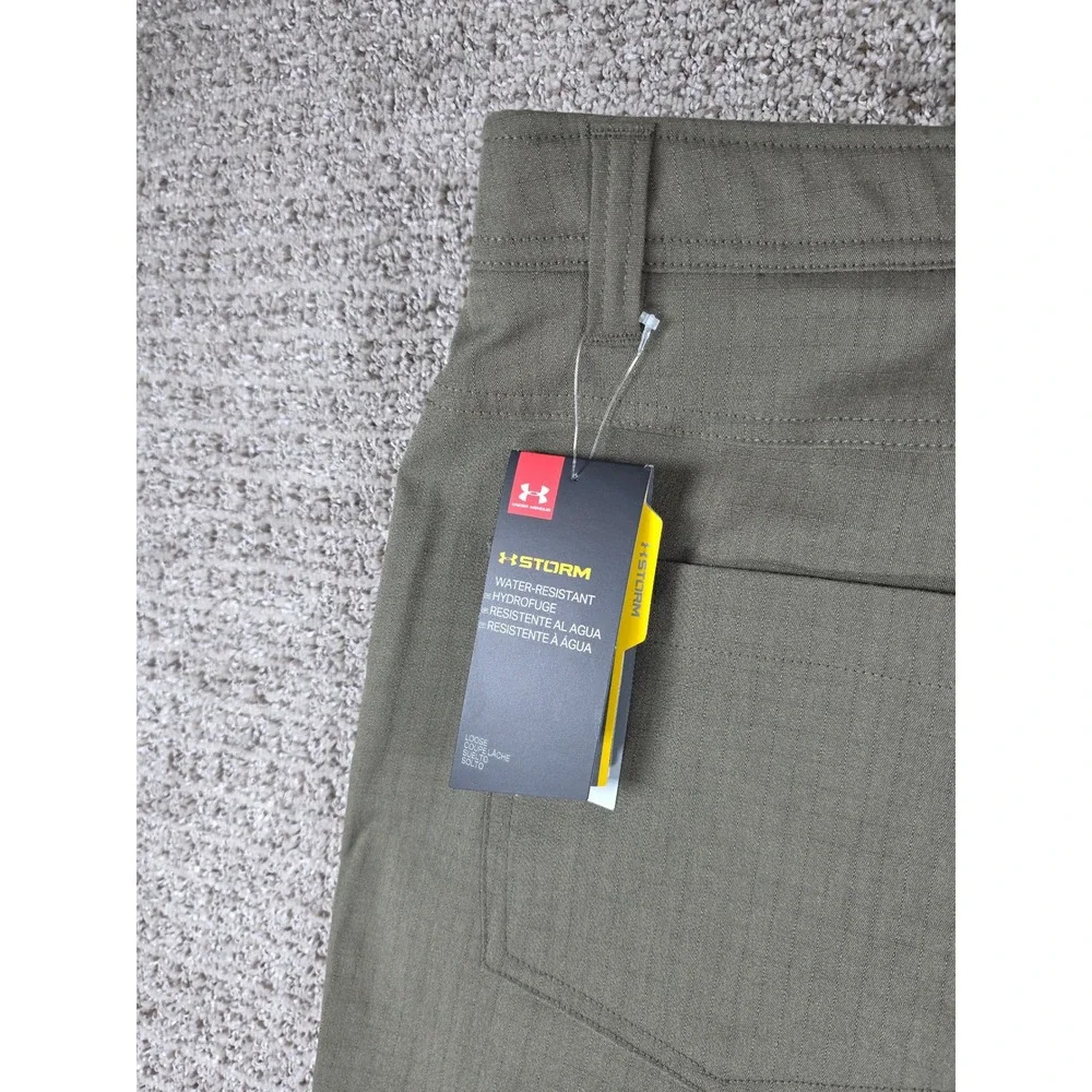 Under‎ Armour Storm Ripstop Tactical Enduro Pants Mens 42x32 Green Loose NWT New